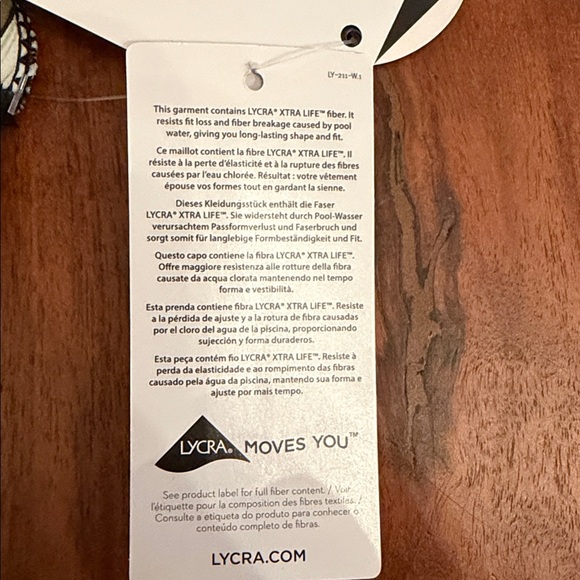 Maxine Island Greenery Swim Dress 16W - Picture 8 of 9